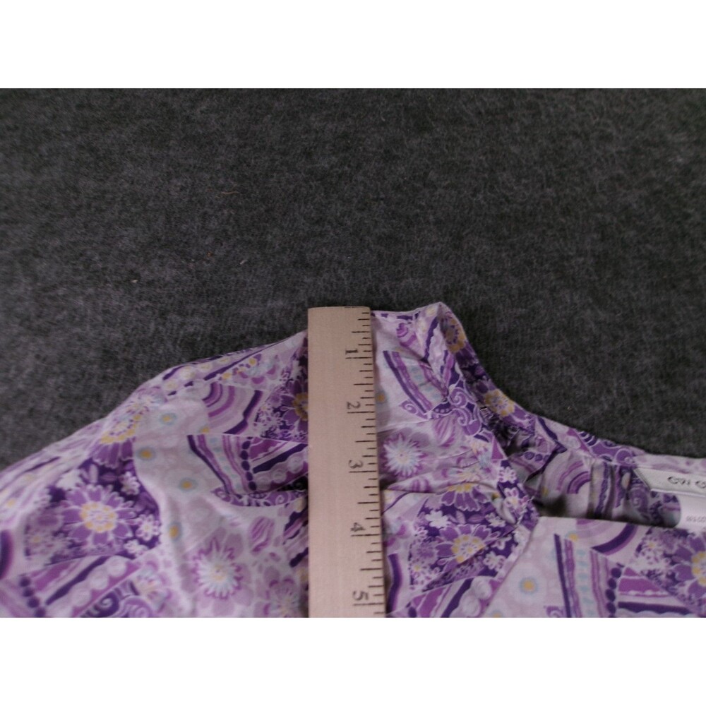 CW Classics Dress Women Medium Purple Summer Costal Causal Flowy Long Boho - Picture 7 of 12